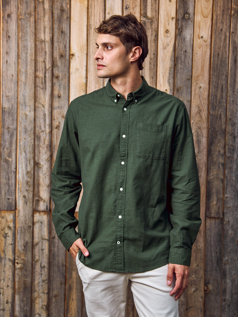 CAMISA CLASSIC OXFORD - Forest Night Fit:SLIM FIT