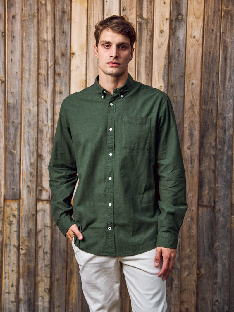 CAMISA CLASSIC OXFORD - Forest Night Fit:SLIM FIT