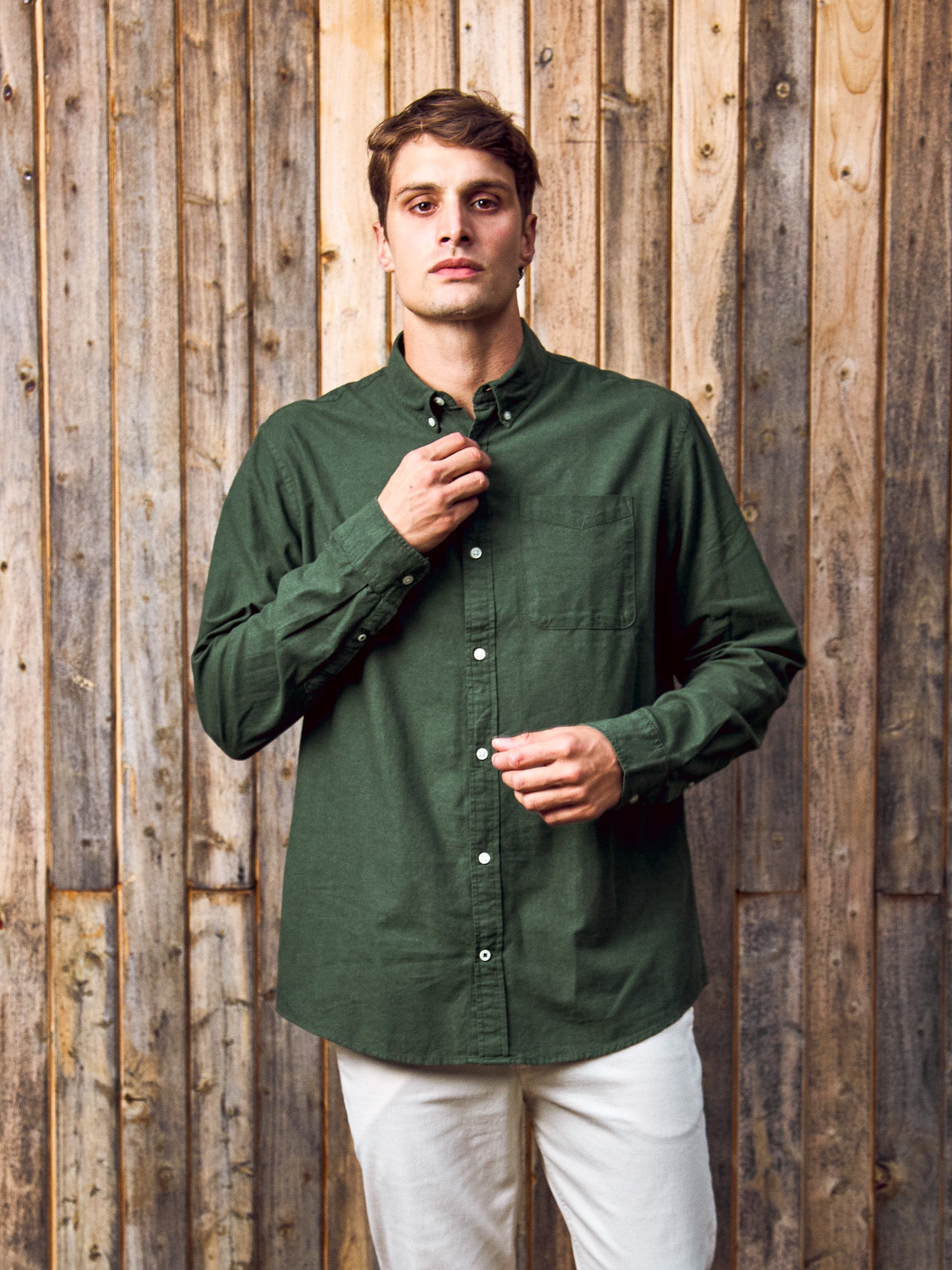 CAMISA CLASSIC OXFORD - Forest Night Fit:SLIM FIT