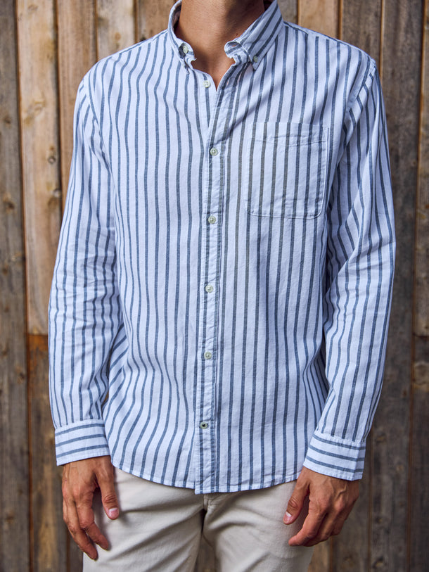 Product CAMISA CLASSIC OXFORD - Ensign Blue Stripes:STRIPES - Image 12