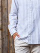 CAMISA CLASSIC OXFORD - Ensign Blue Stripes:STRIPES