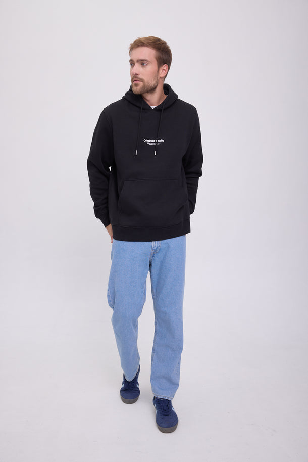 Product POLERÓN VESTEBRO CON CAPUCHA - Black - Image 3