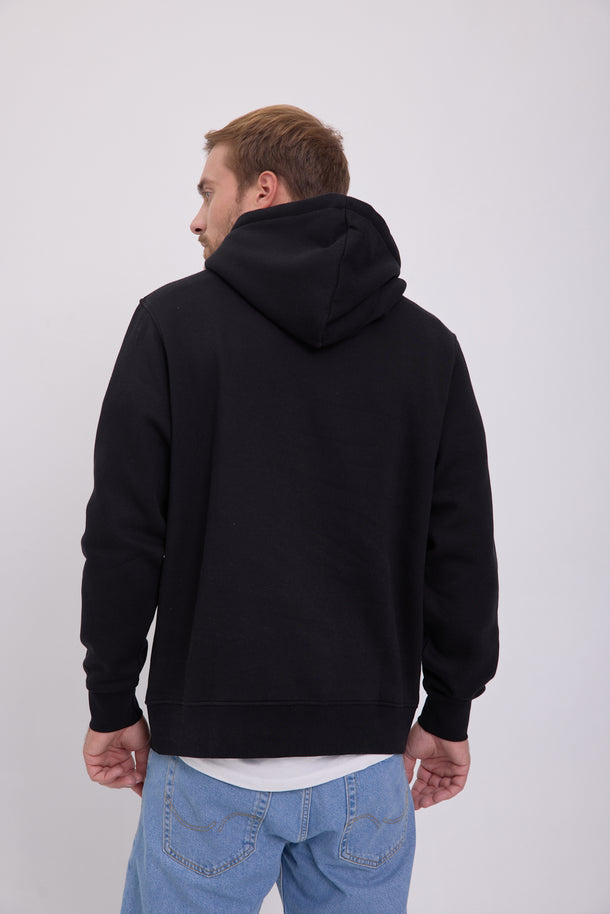 Product POLERÓN VESTEBRO CON CAPUCHA - Black - Image 4