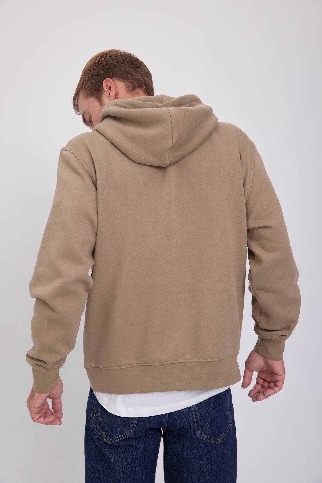 POLERÓN VESTEBRO CON CAPUCHA - Silver Sage