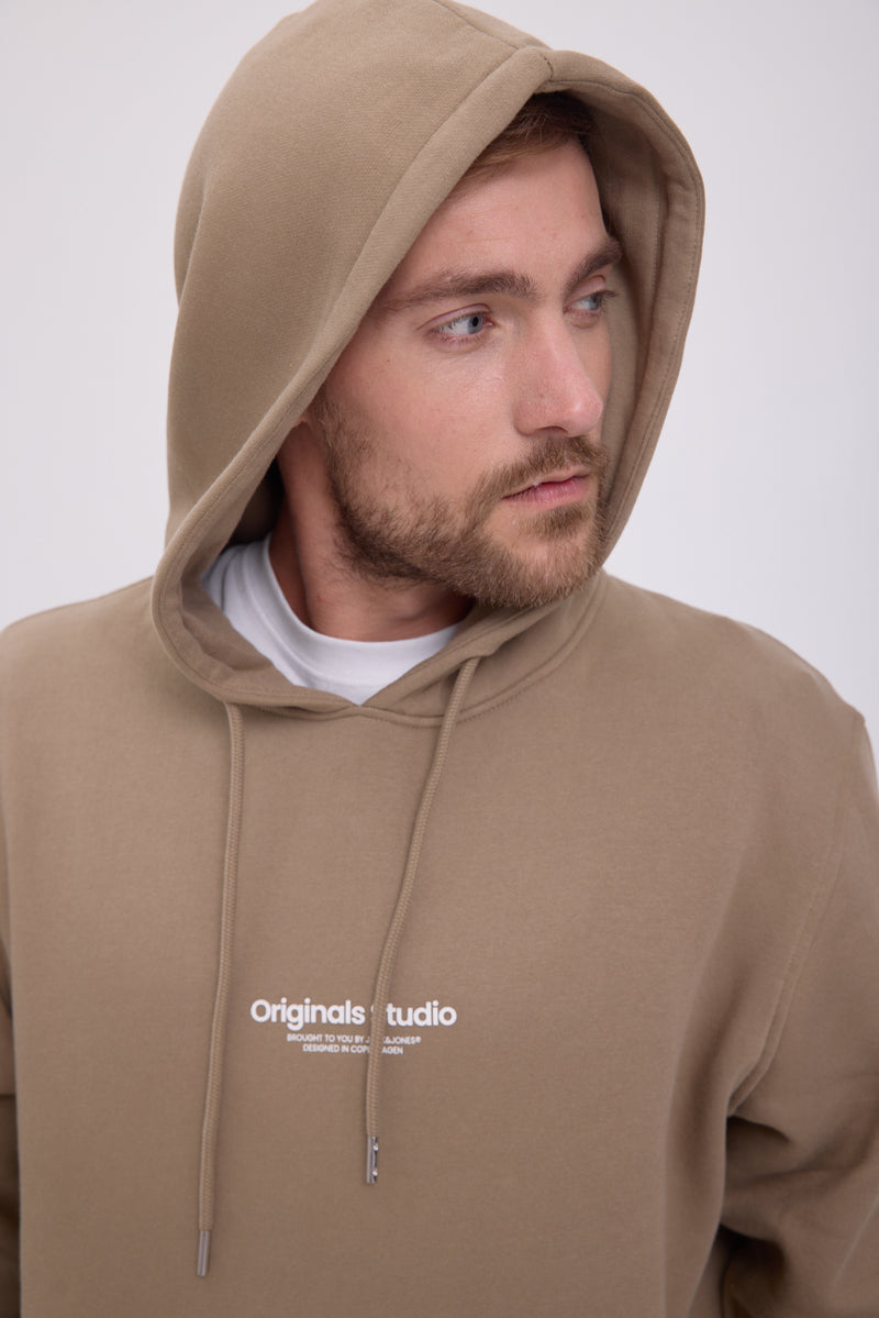 POLERÓN VESTEBRO CON CAPUCHA - Silver Sage