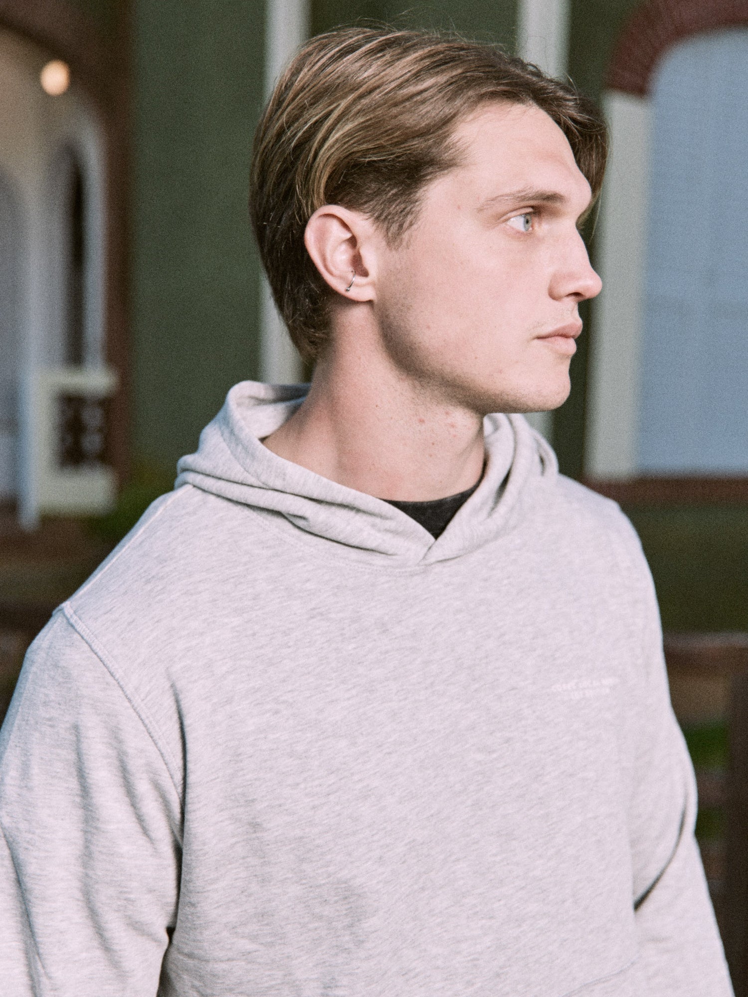 POLERÓN LUDE - Light Grey Melange Detail:NEW LGM