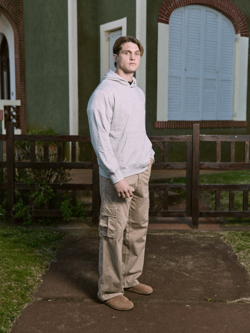 POLERÓN LUDE - Light Grey Melange Detail:NEW LGM