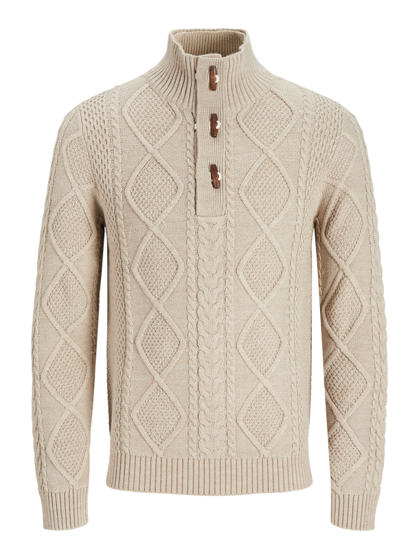 Product SWEATER BLUJEAN - Oatmeal Detail:MELANGE - Image 1