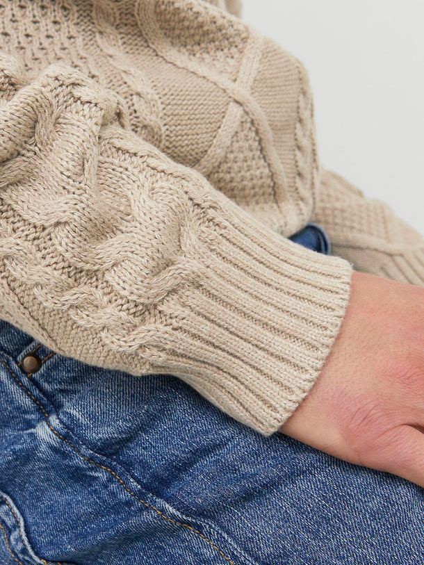 Product SWEATER BLUJEAN - Oatmeal Detail:MELANGE - Image 2