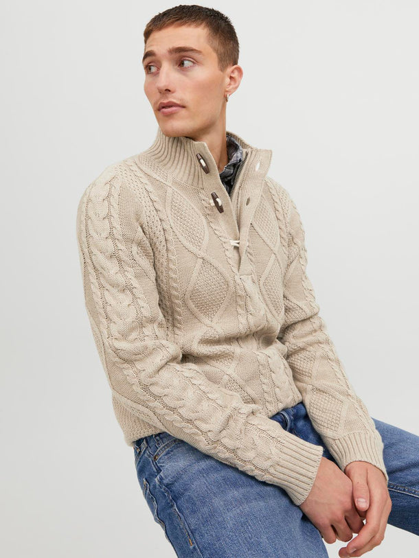 Product SWEATER BLUJEAN - Oatmeal Detail:MELANGE - Image 6