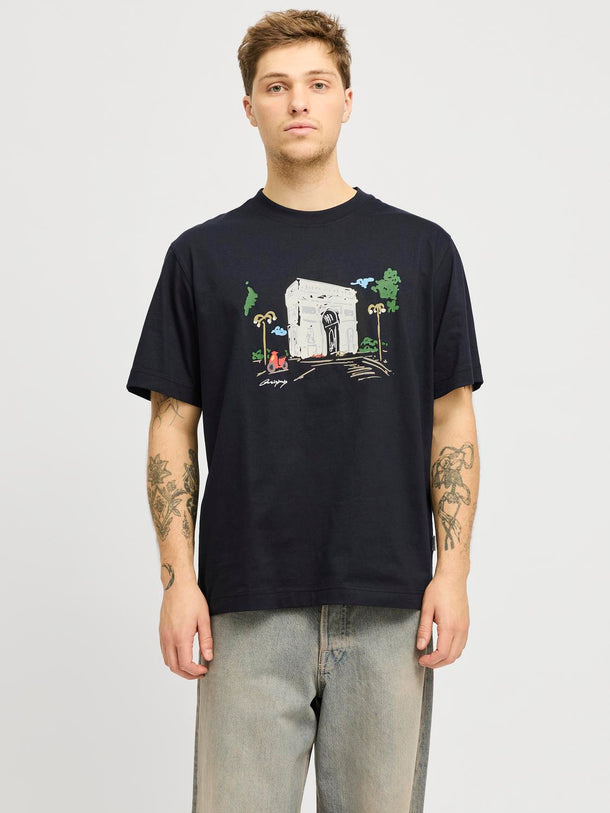 Product POLERA MANCHESTER SKETCH - Black - Image 4