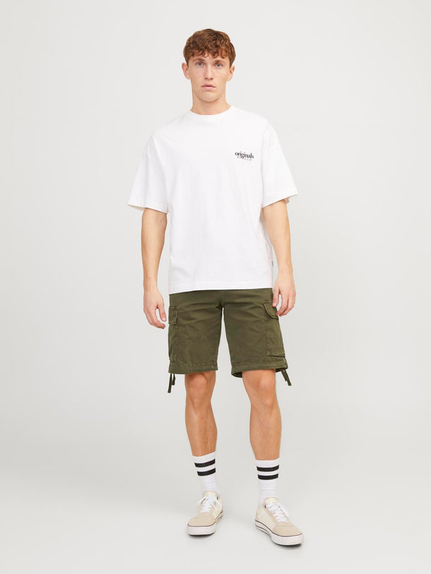 Product SHORT CARGO TUCKER - Olive Night Detail:SOLID - Image 6