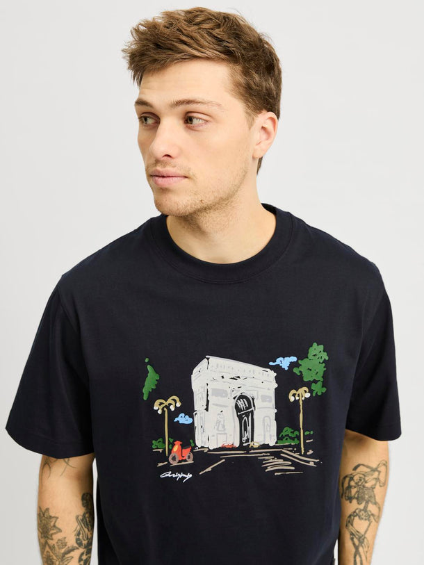 Product POLERA MANCHESTER SKETCH - Black - Image 3