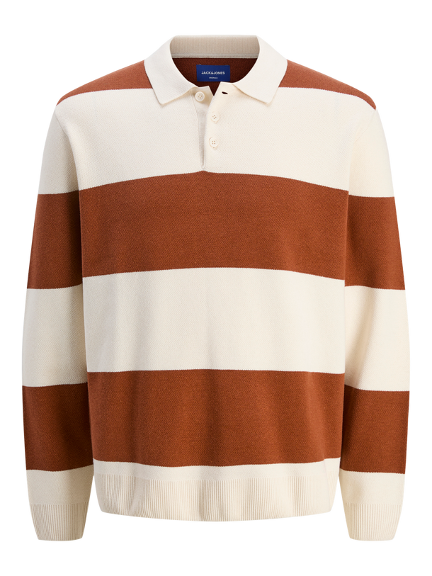 Product POLO BOSTON - Sea Salt Stripes:Arabian Spice - Image 1