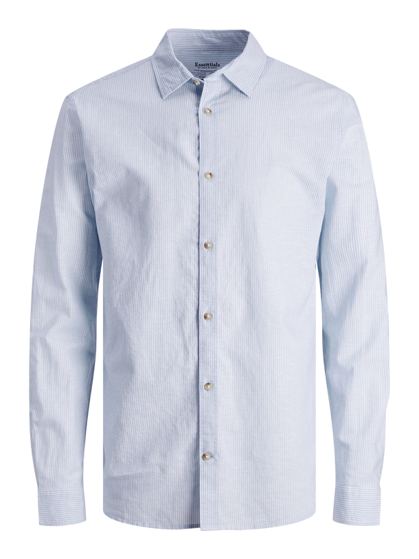 Product CAMISA LINO SUMMER - Cashmere Blue Stripes:/WHITE - Image 1