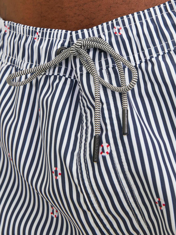 Product TRAJE DE BAÑO REGULAR ESTAMPADO FIJI - Navy Blazer - Image 3