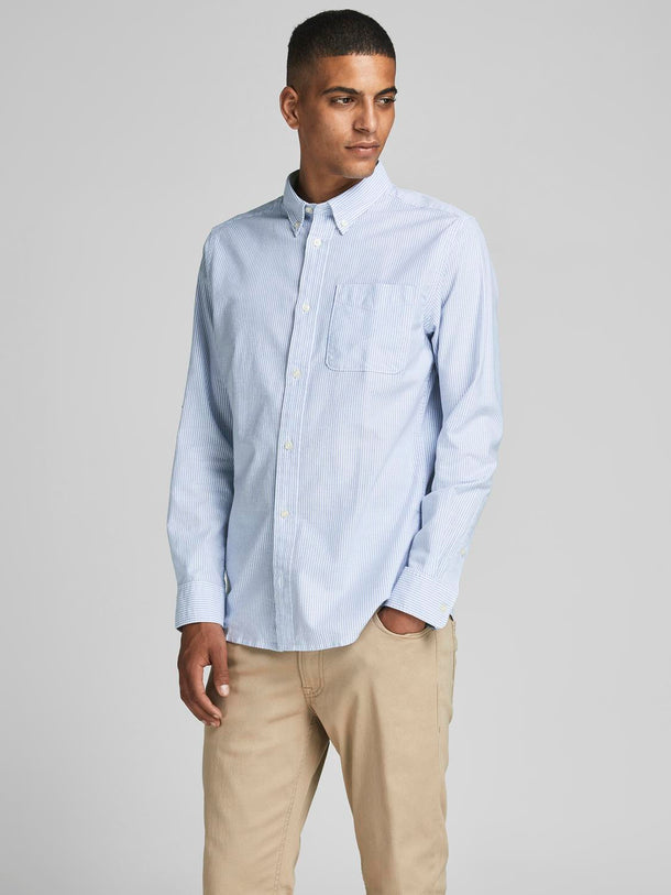 Product CAMISA SLIM MANGA LARGA OXFORD - Infinity Stripes:SLIM FIT - Image 1