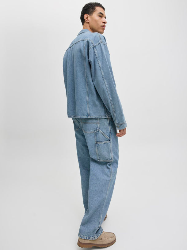 Product JEAN BAGGY TIRO ALTO ALEX CARPENTER 841-Blue Denim - Image 3