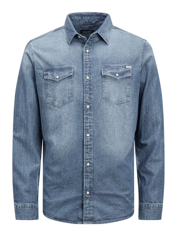 Product CAMISA SHERIDAN - Medium Blue Denim Fit:SLIM - Image 1