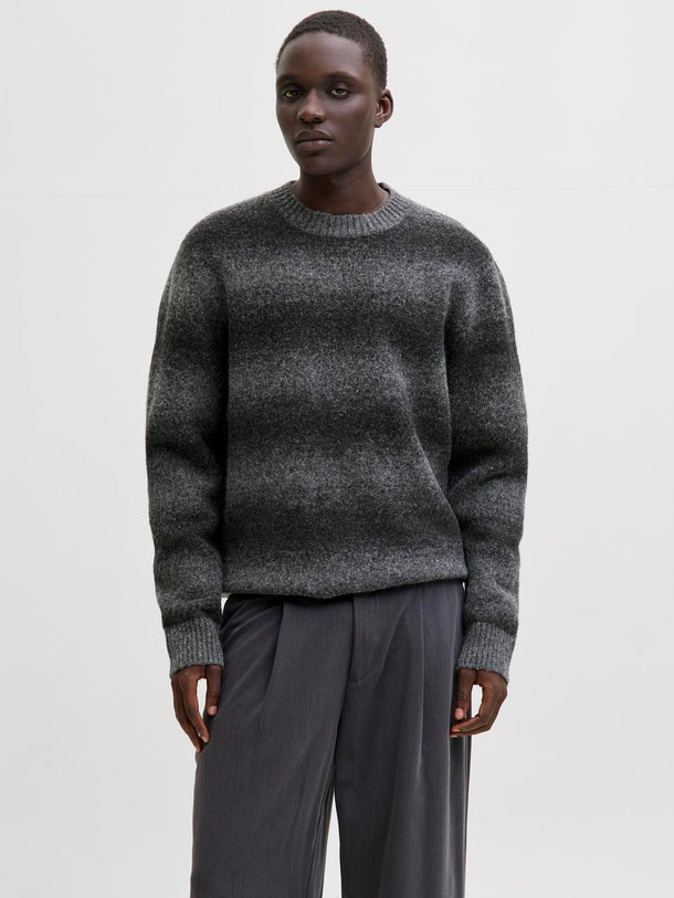 Product SWEATER RELAXED DE PUNTO TYLER - Dark Grey Melange - Image 1