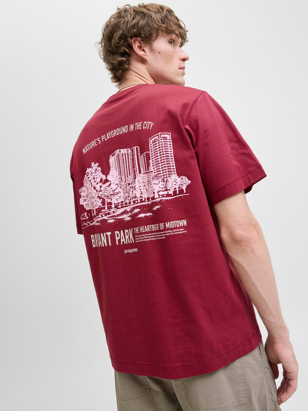 Product POLERA RELAXED YORK-Tibetan Red - Image 3