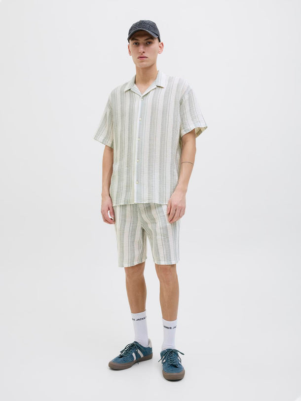 Product CAMISA RELAXED RESORT ROSTER - Cloud Dancer Stripes:STRIPES - Image 8