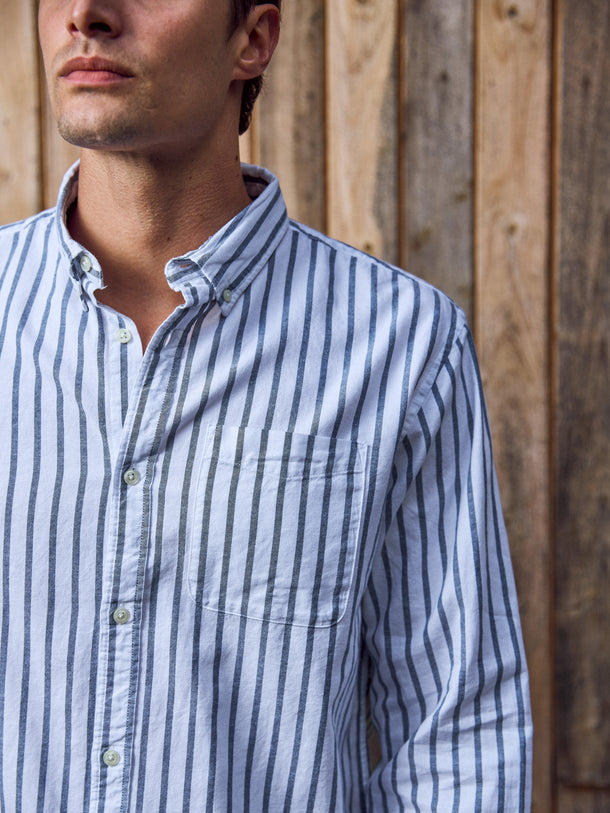 Product CAMISA CLASSIC OXFORD - Ensign Blue Stripes:STRIPES - Image 8