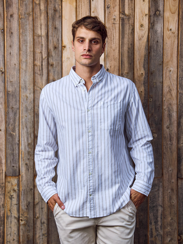 Product CAMISA CLASSIC OXFORD - Ensign Blue Stripes:STRIPES - Image 5