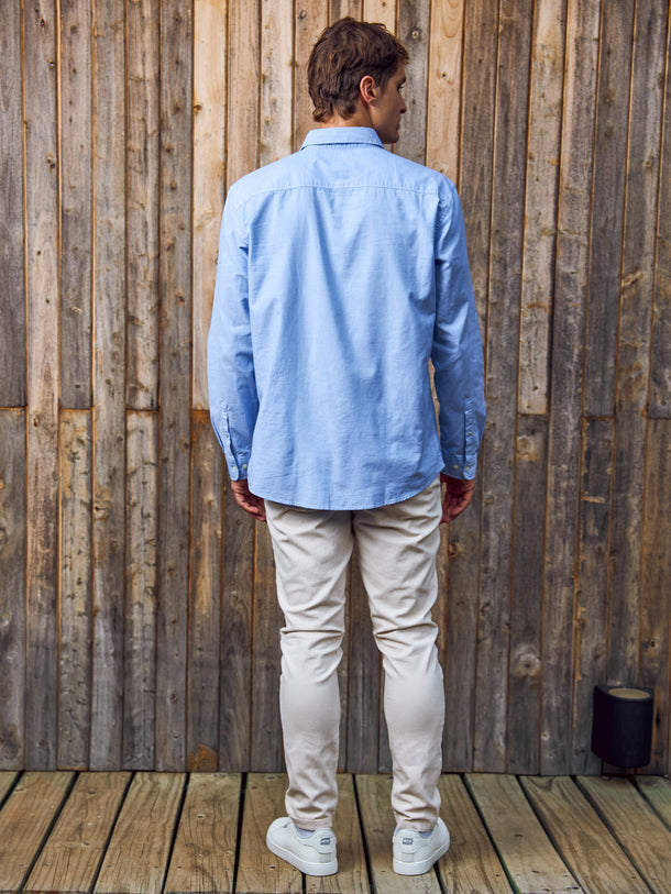 Product CAMISA OXFORD CLÁSICA - Cashmere Blue Fit:SLIM FIT - Image 7