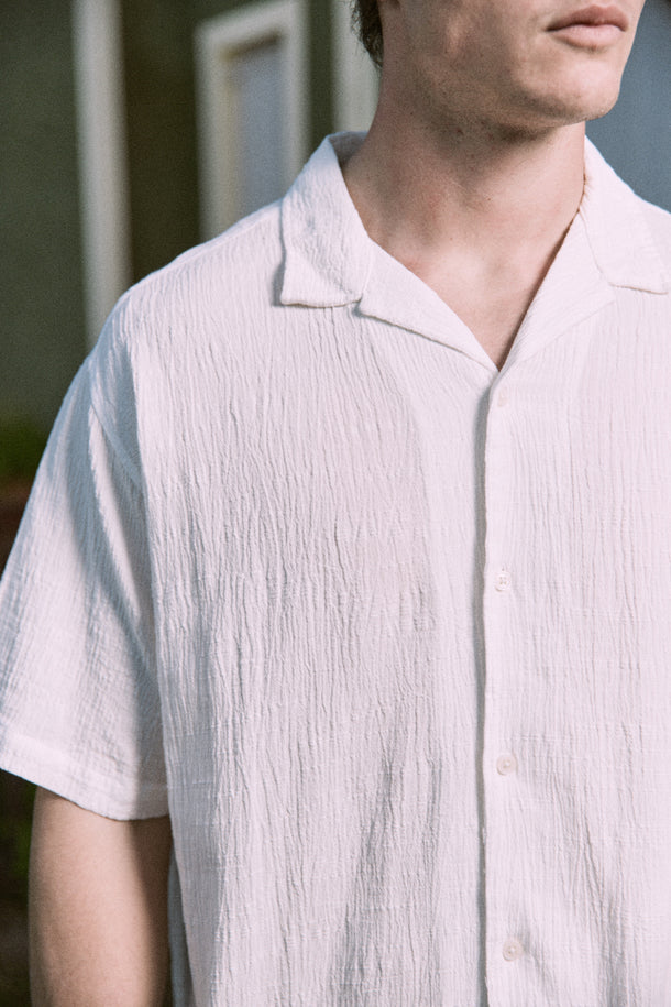 Product CAMISA RESORT LUKE-Cloud Dancer - Image 3