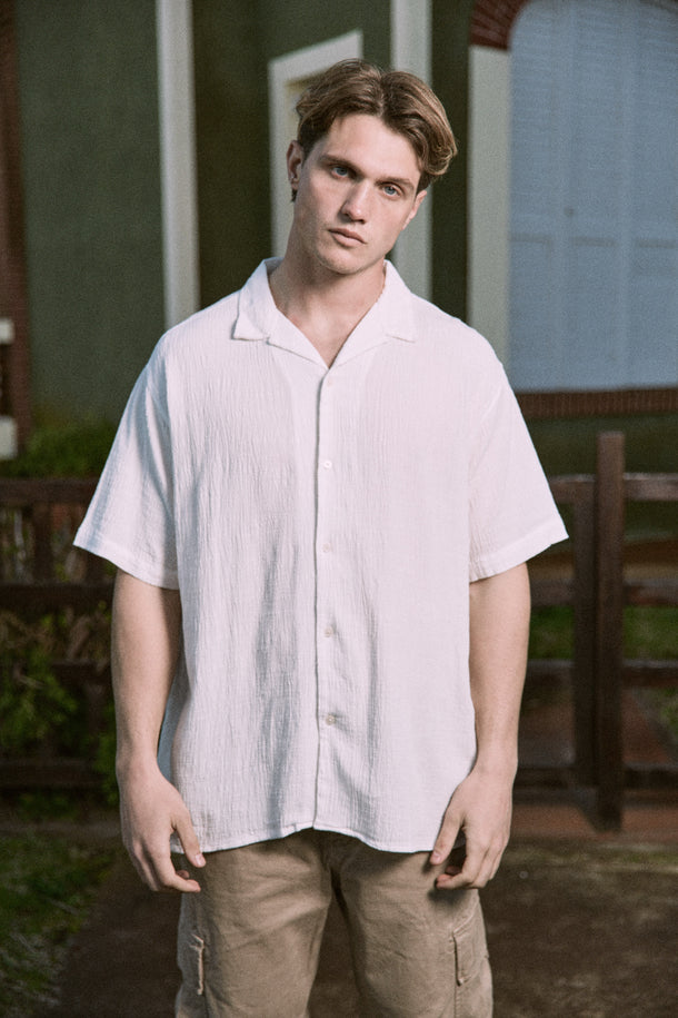 Product CAMISA RESORT LUKE-Cloud Dancer - Image 4