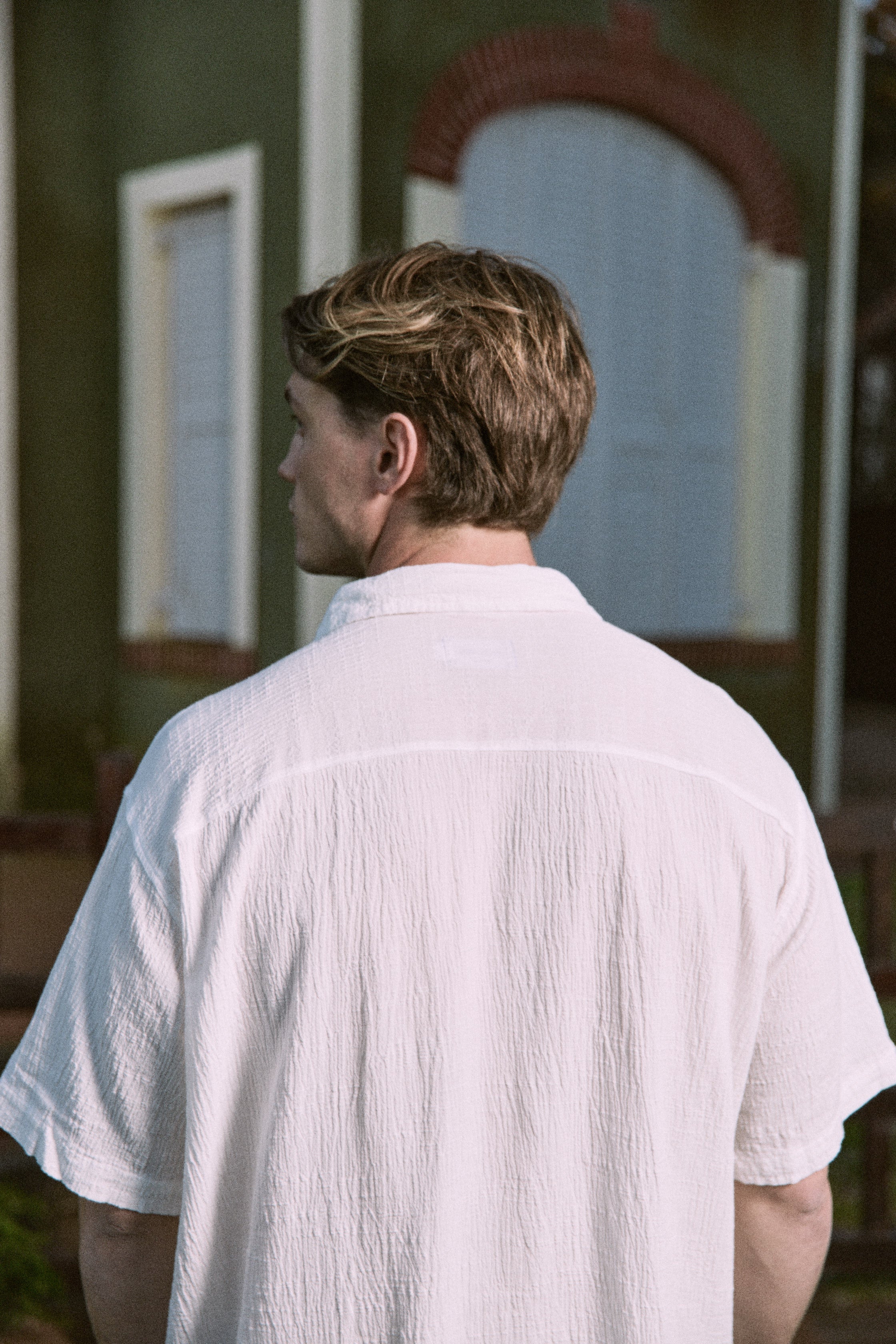 CAMISA RESORT LUKE-Cloud Dancer