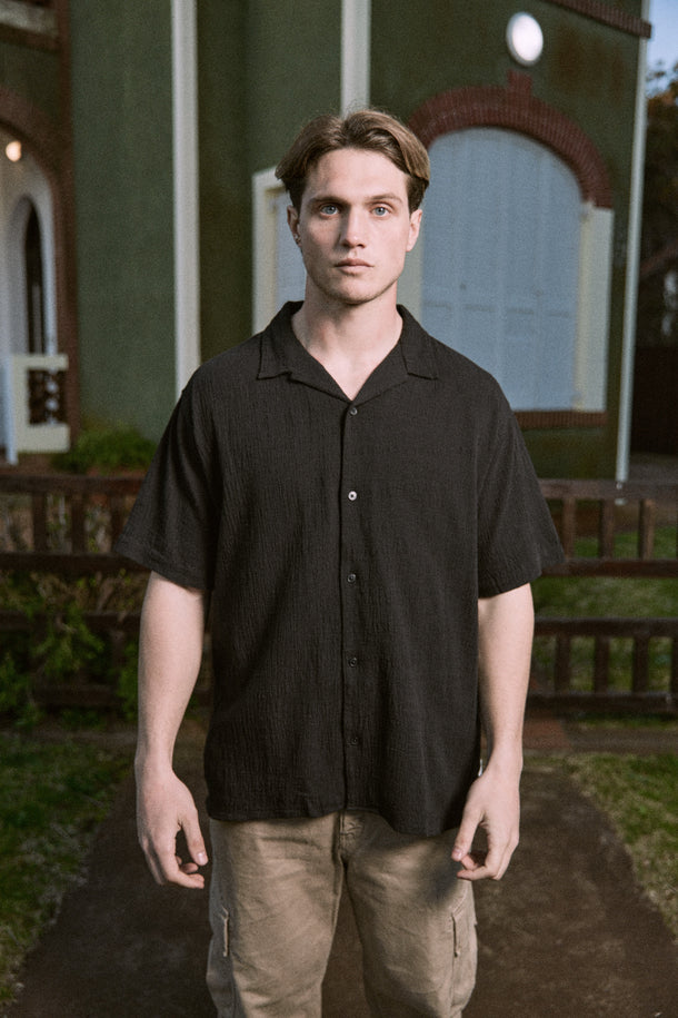 Product CAMISA RESORT LUKE-Black - Image 1