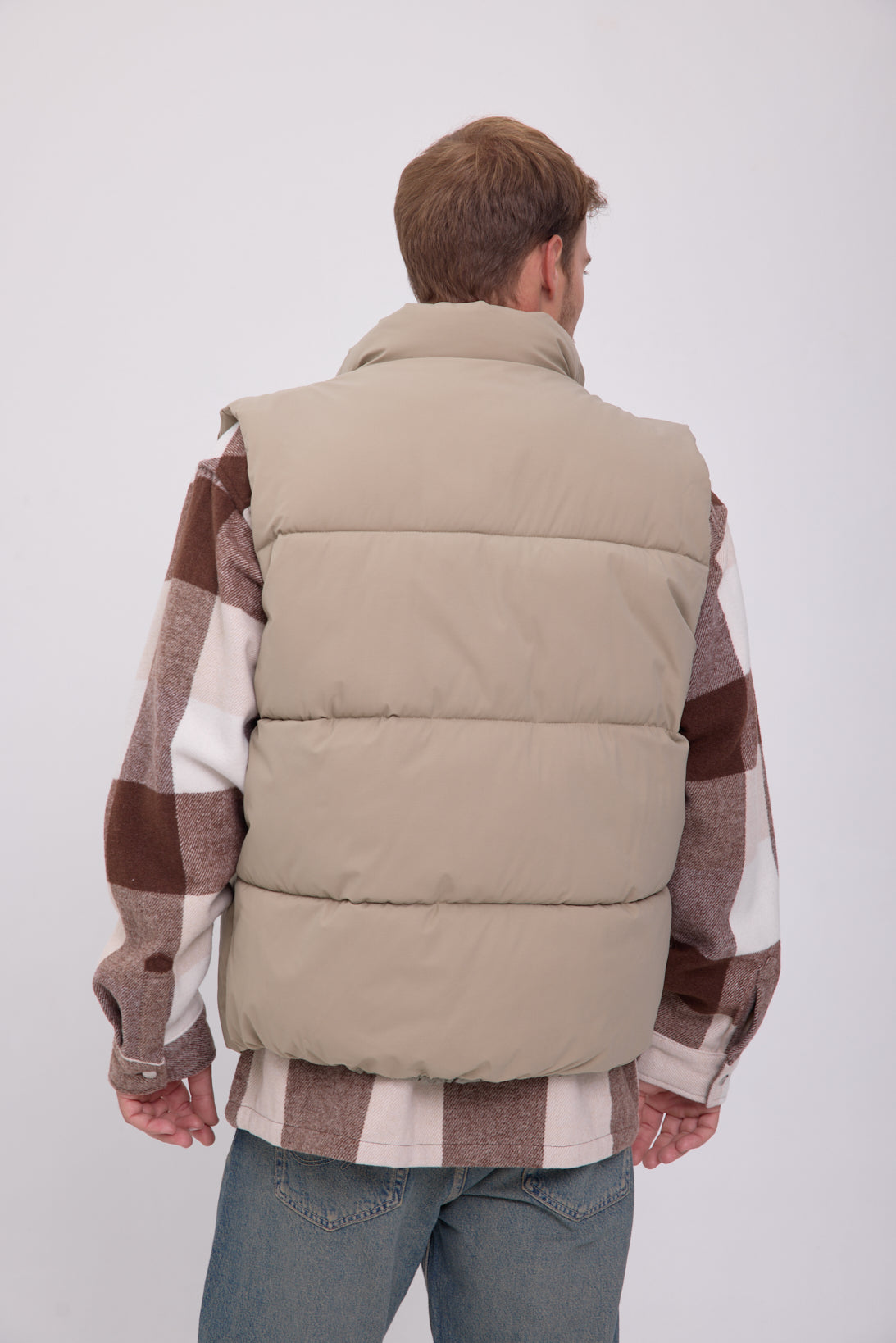 CHALECO PUFFER VESTERBRO - Silver Sage