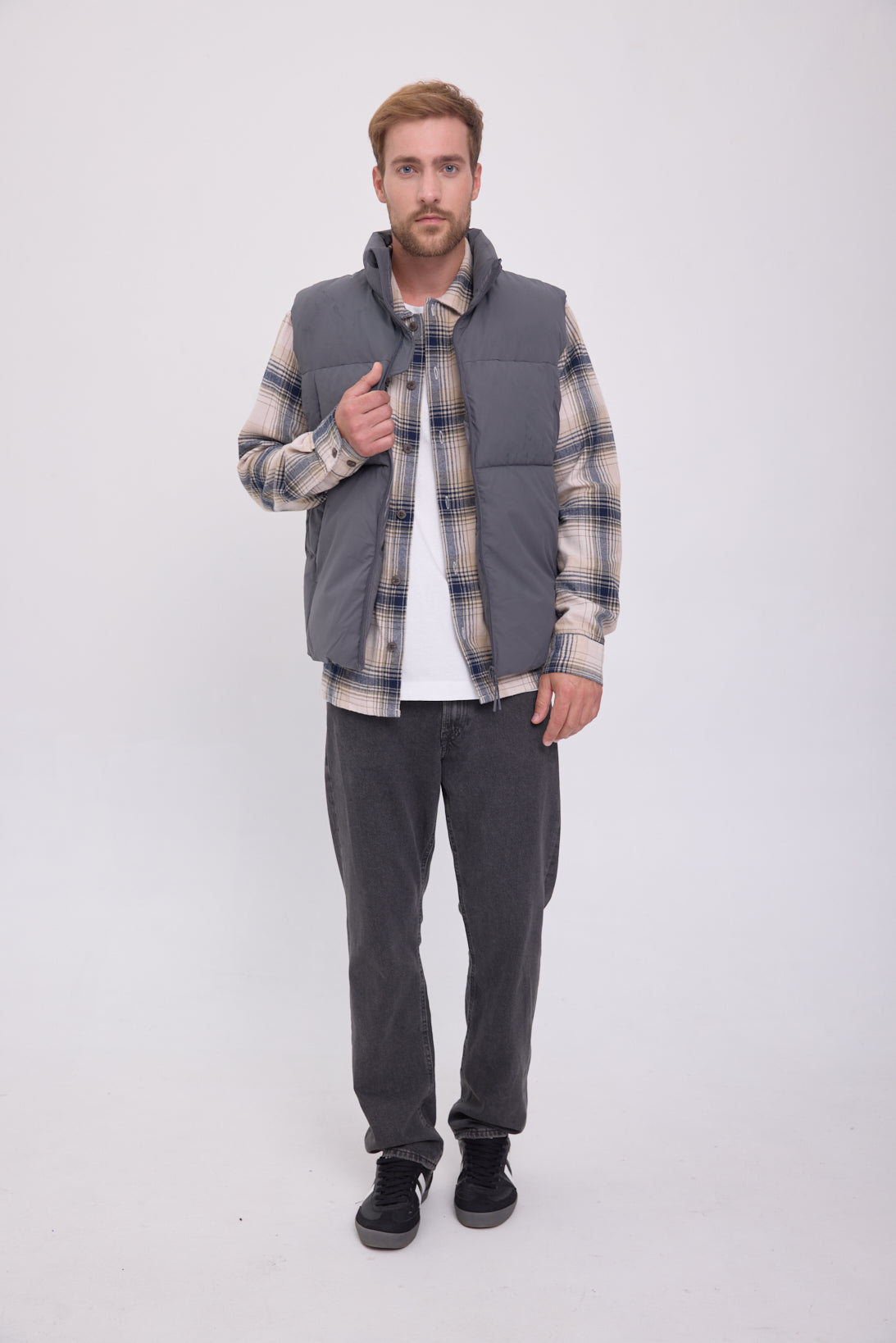 CHALECO PUFFER VESTERBRO - Iron Gate