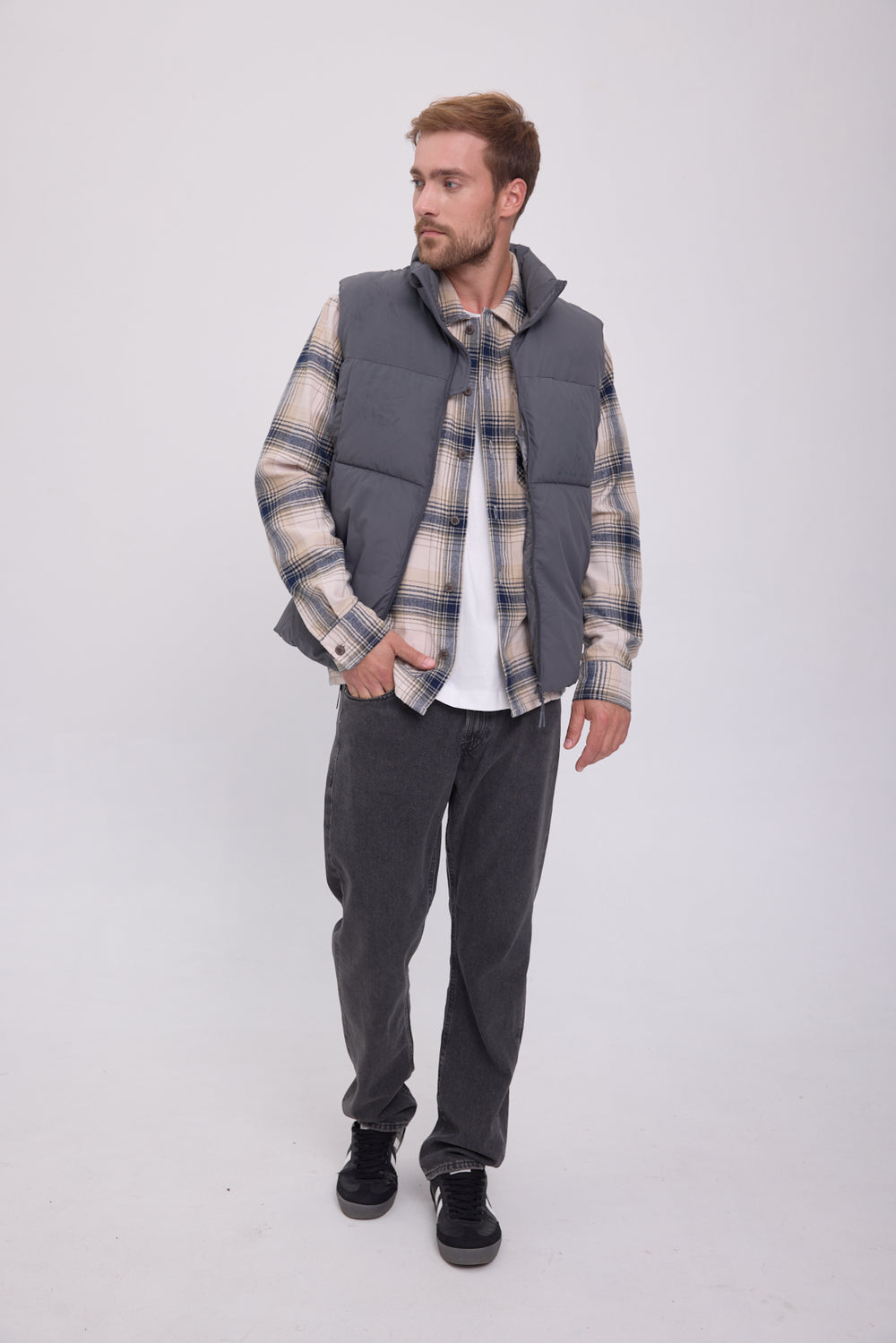 CHALECO PUFFER VESTERBRO - Iron Gate