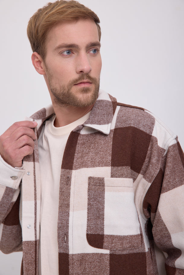 Product SOBRECAMISA PORTER - Chocolate Lab Checks:CHECKS - Image 2