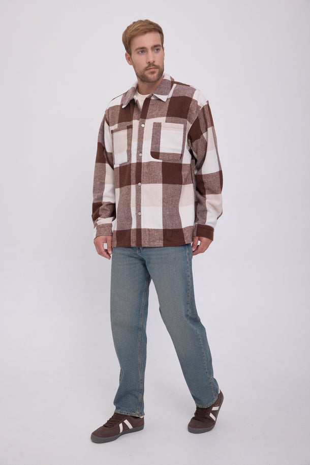 Product SOBRECAMISA PORTER - Chocolate Lab Checks:CHECKS - Image 3