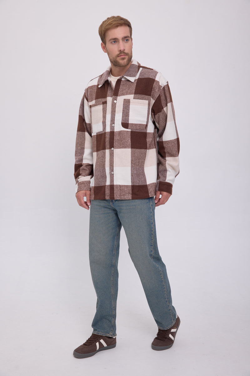 SOBRECAMISA PORTER - Chocolate Lab Checks:CHECKS