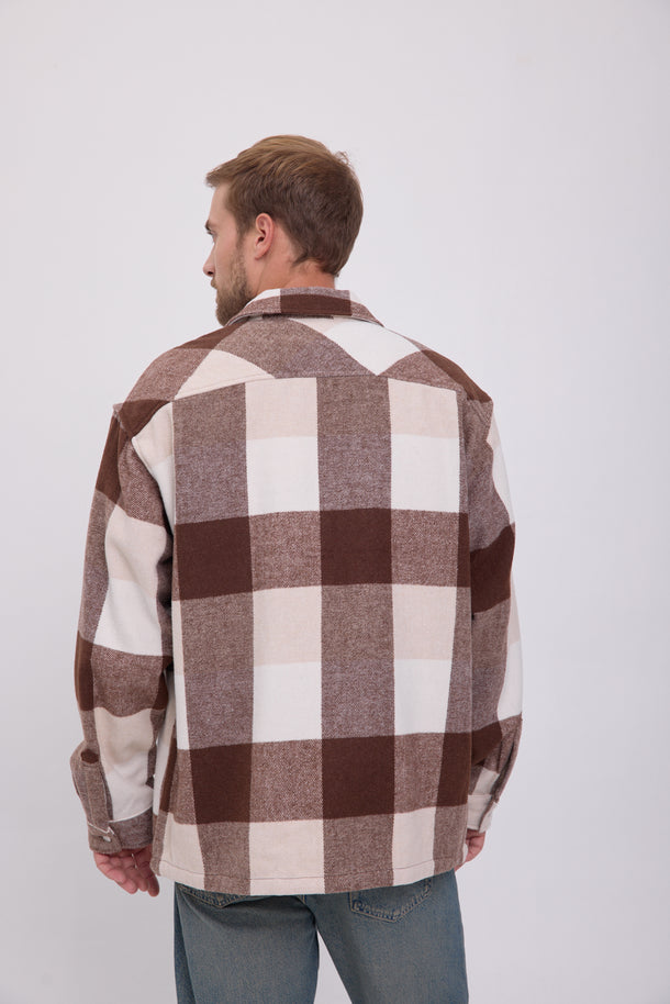 Product SOBRECAMISA PORTER - Chocolate Lab Checks:CHECKS - Image 4