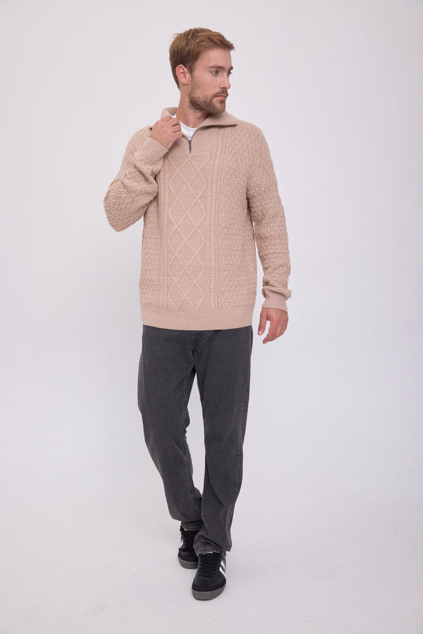 Product SWEATER BLUNORTH - Pure Cashmere Detail:Melange - Image 4