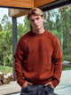 SWEATER VESTERBRO - Brandy Brown