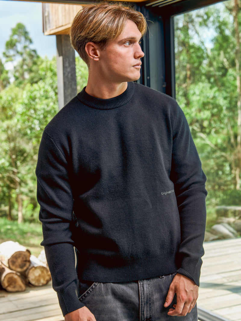 SWEATER VESTERBRO - Black