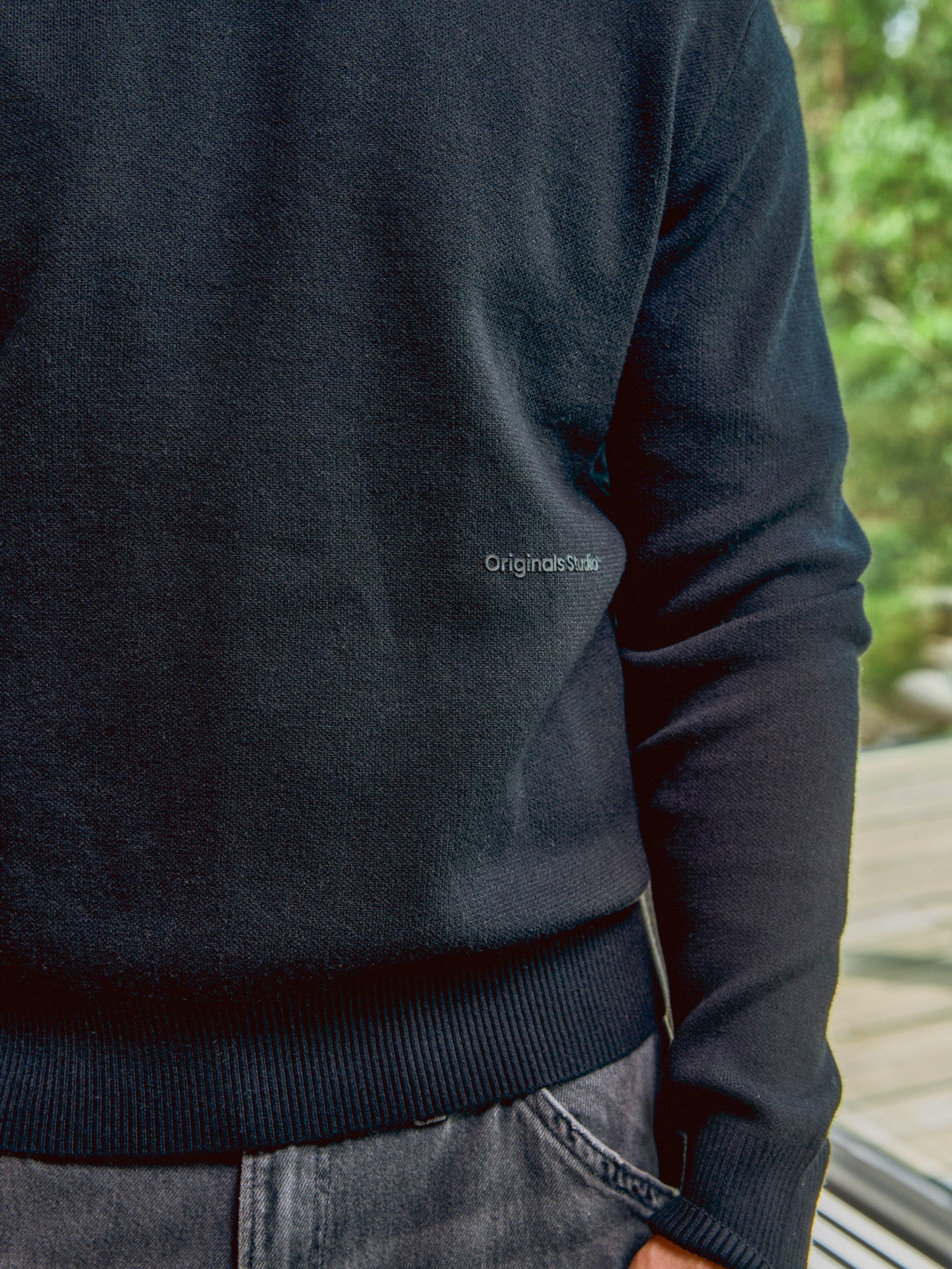 SWEATER VESTERBRO - Black