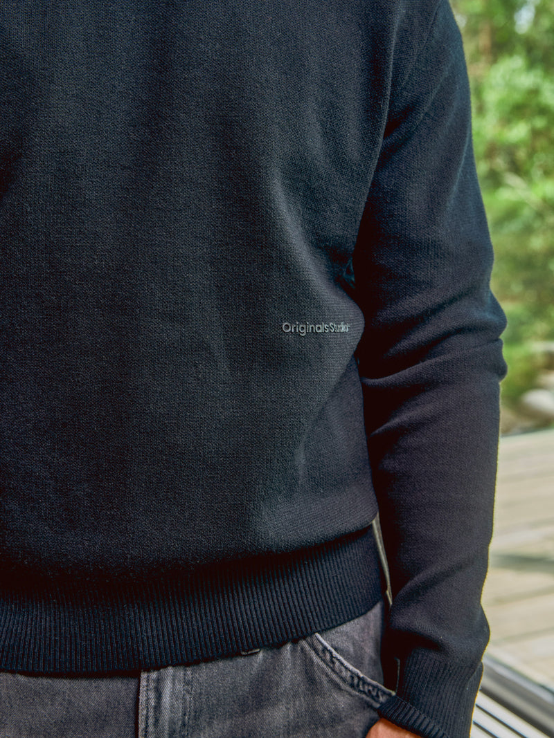 SWEATER VESTERBRO - Black