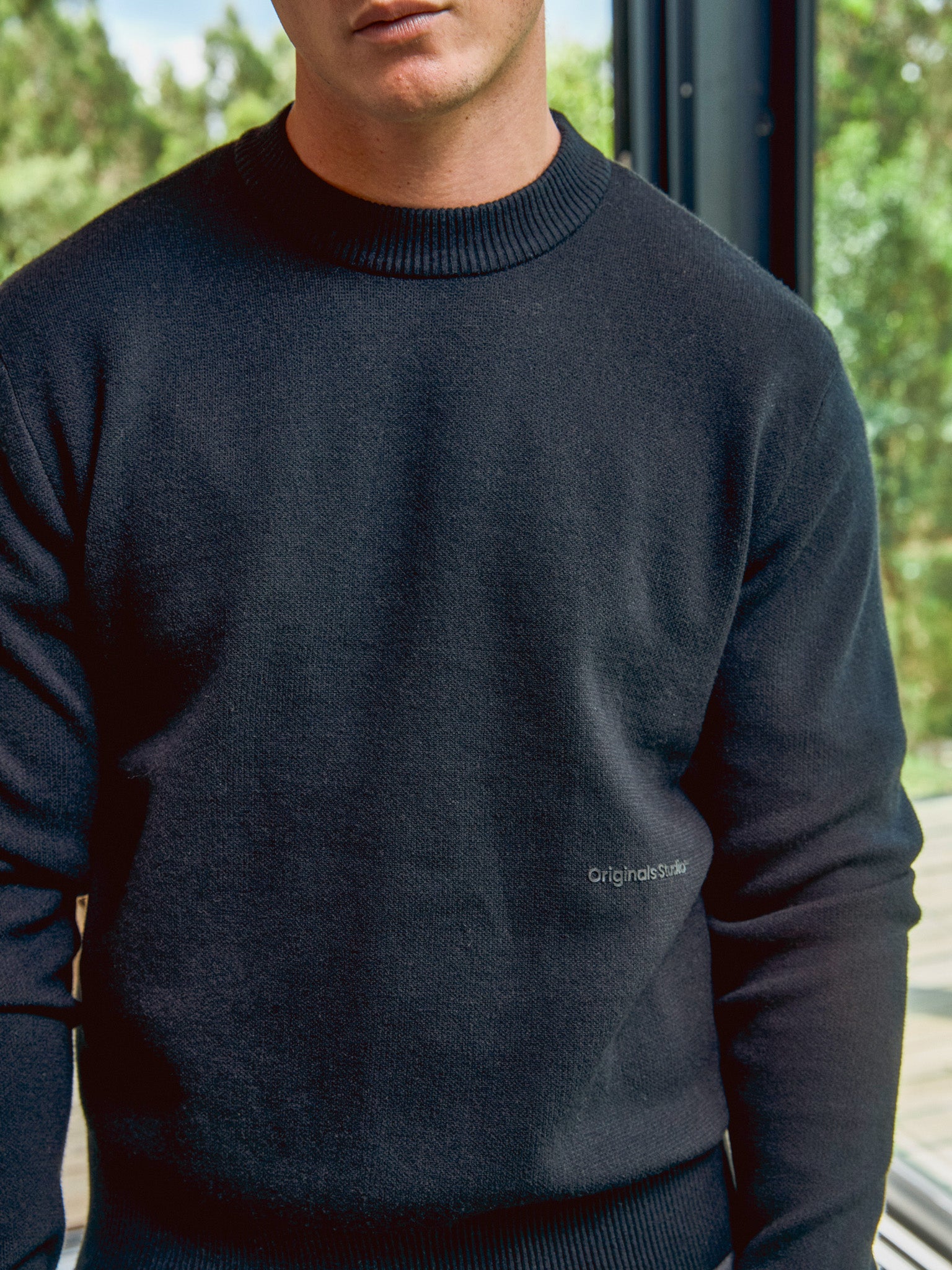 SWEATER VESTERBRO - Black