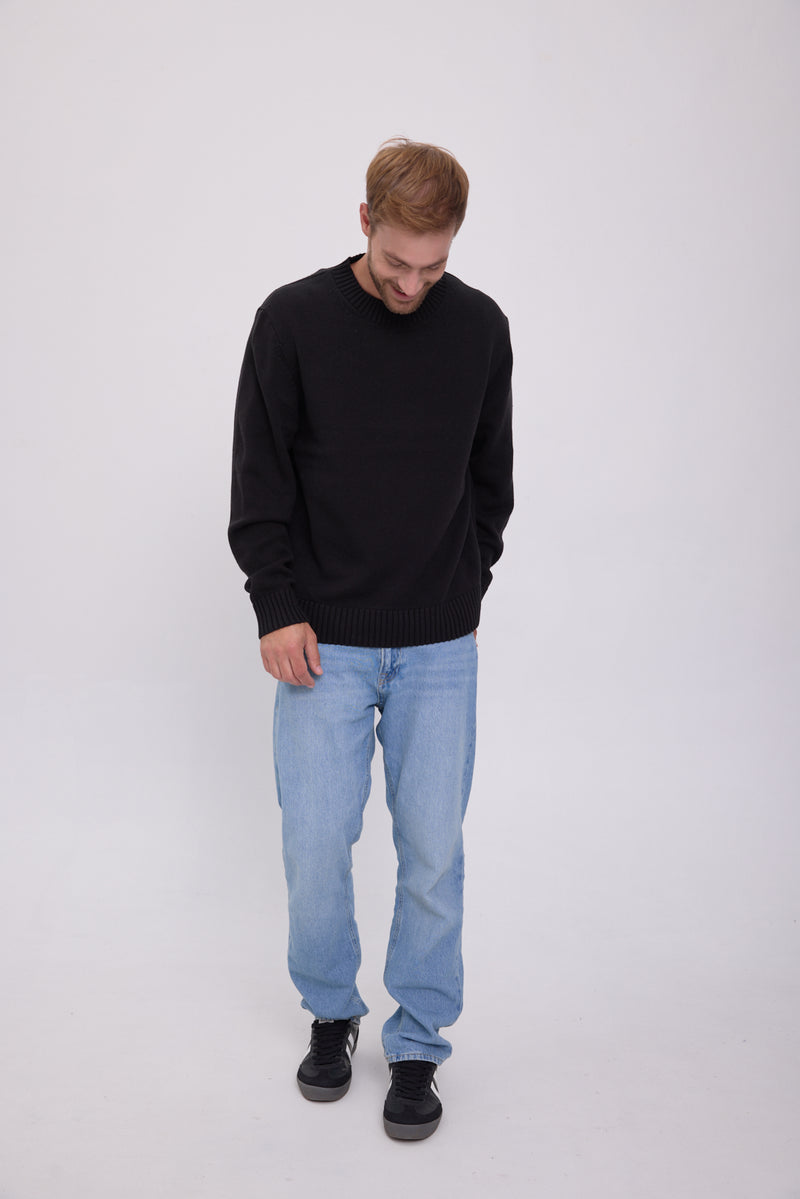 SWEATER WIDE TEJIDO FREDERIKSBERG - Black