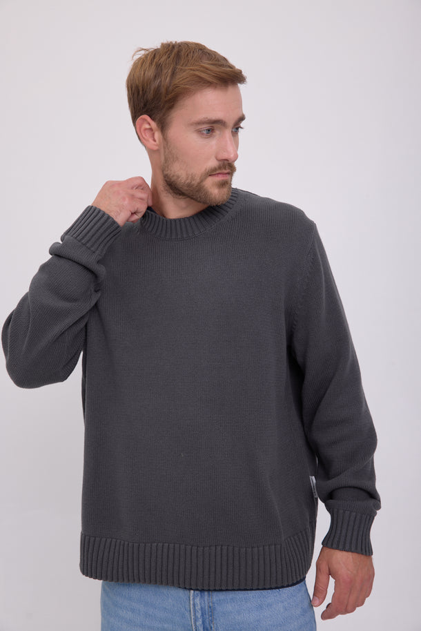 Product SWEATER FREDERIKSBERG - Iron Gate - Image 4