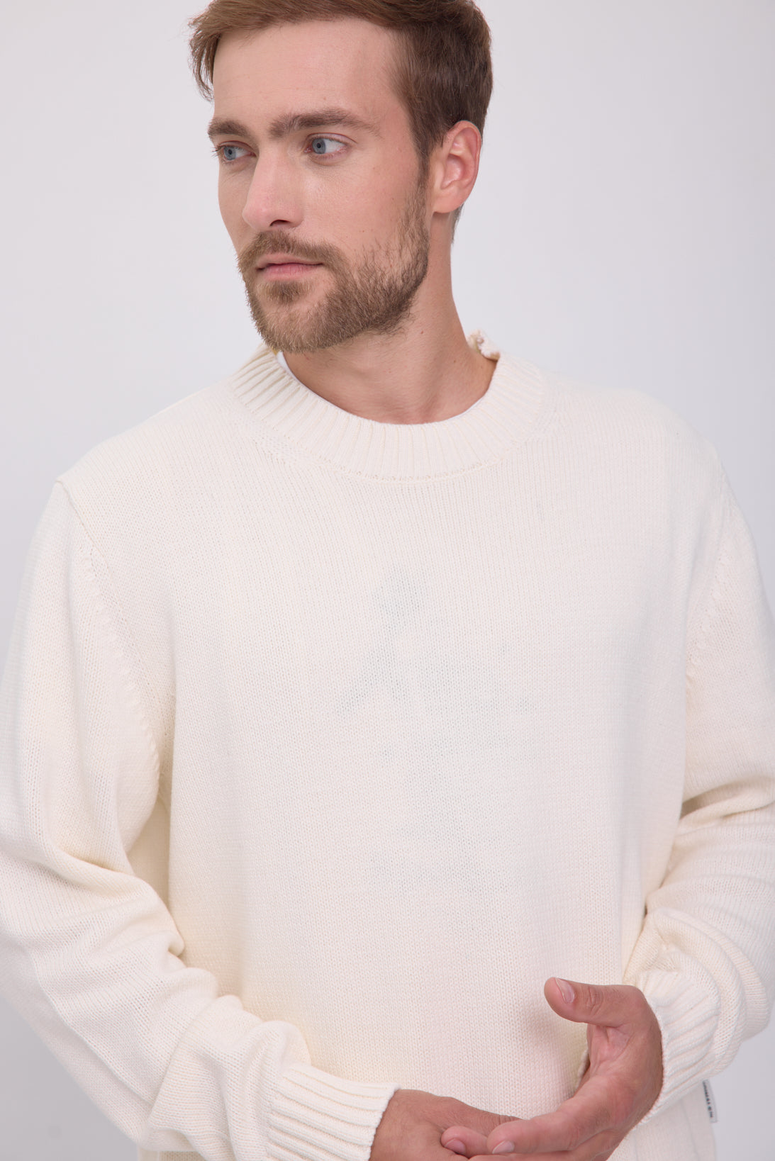 SWEATER WIDE TEJIDO FREDERIKSBERG - Sea Salt
