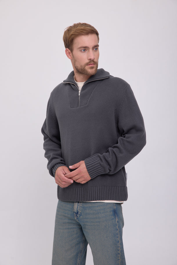 Product SWEATER FREDERIKSBERG - Iron Gate - Image 2